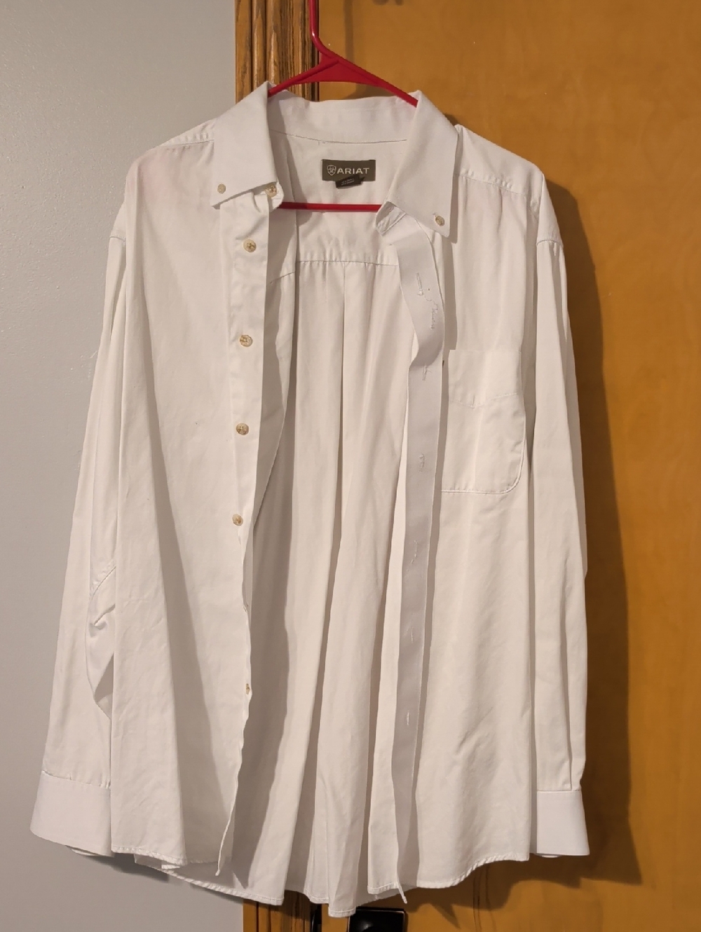 Ariat White Long-Sleeve Button Shirt